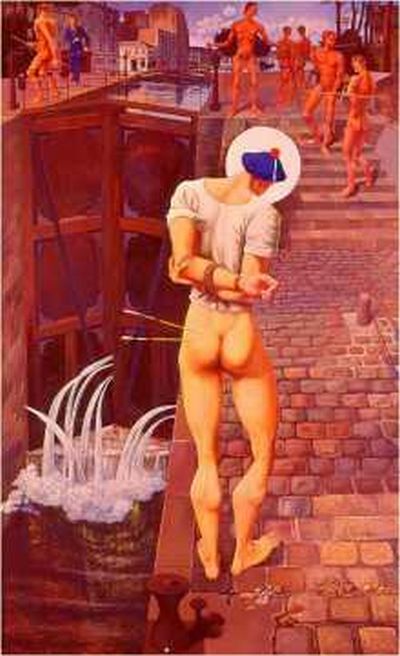 Au  canal St-Martin par Alfred Courmes