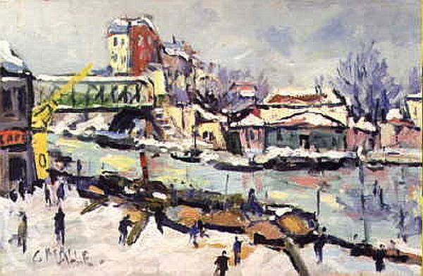 Le canal St-Martin par  Charles Malle