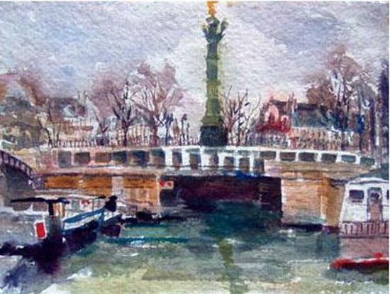 Le canal St-Martin par  Jane Riles