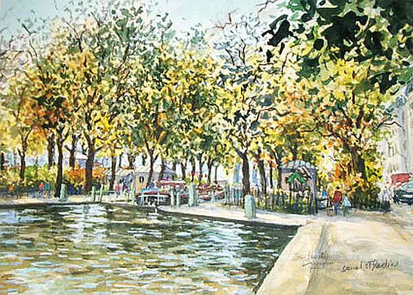 Le canal St-Martin par Jean-Charles Decoudun