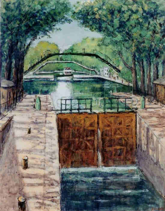 Le canal St-Martin par Katsuiaki Sato