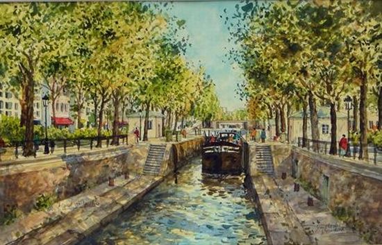 Le canal St-Martin par Jean-Charles Decoudun