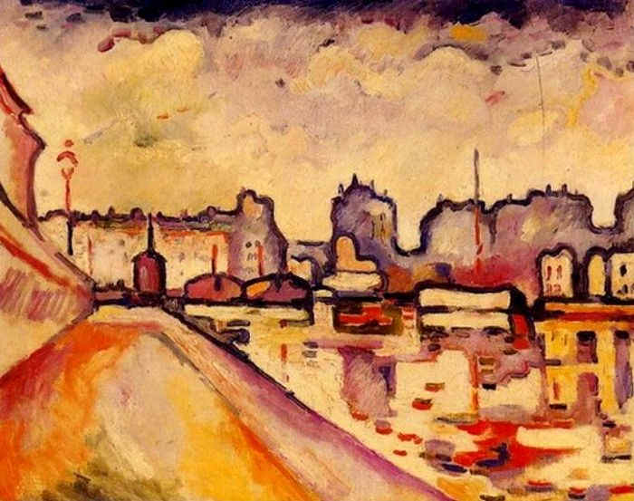 Le canal St-Martin par  Georges Braque