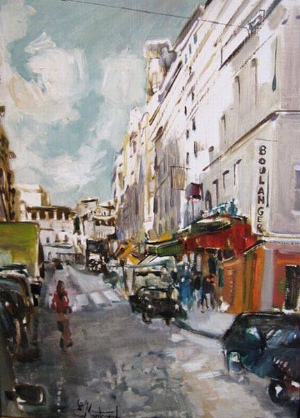 Rue  des Abbesses par Eduardo Monteagudo