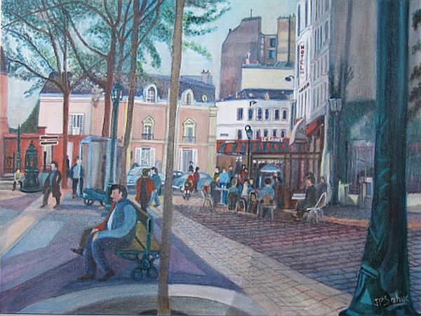 Place des  Abbesses par  jean-Pierre Sahuc
