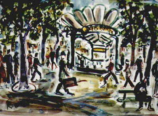 M&eacute;tro Abbesses par Roland Dubuc