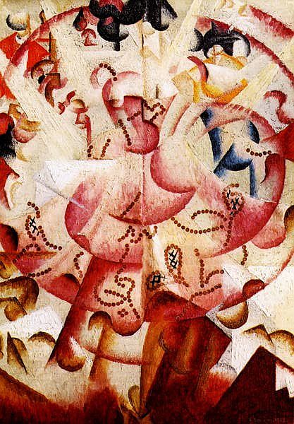 Danseuse &agrave; Pigalle par Gino Severini