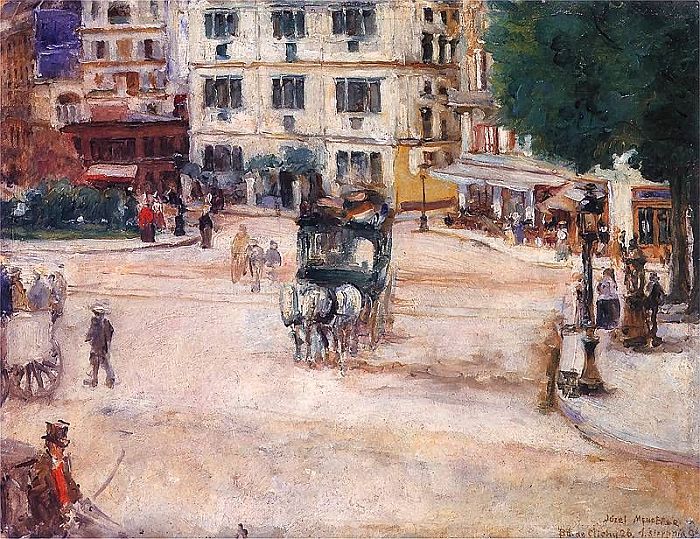 Place Pigalle par Jozef Mehoffer