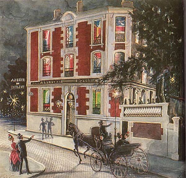 Immeuble place Pigalle  par  Narcisse Diaz de la Pana 