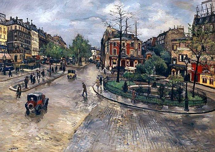 Place Pigalle par Marcel Leprin