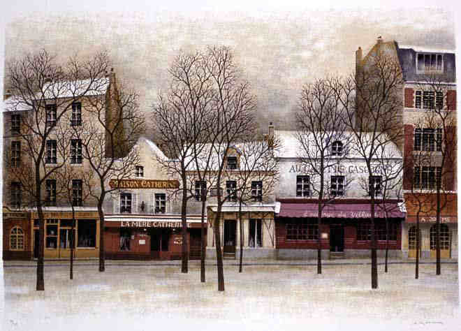  Place du Tertre par Andr&eacute; Renoux