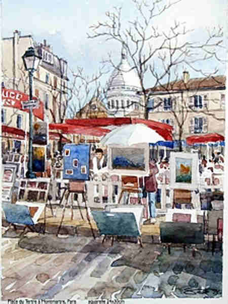  Place du Tertre par Dimitri Spivak