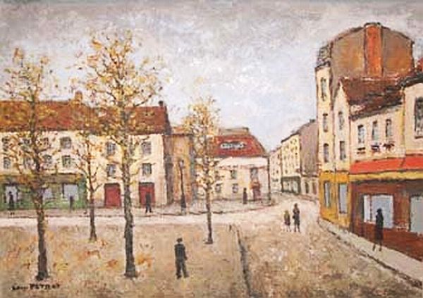 Place du Tertre par  Louis Peyrat