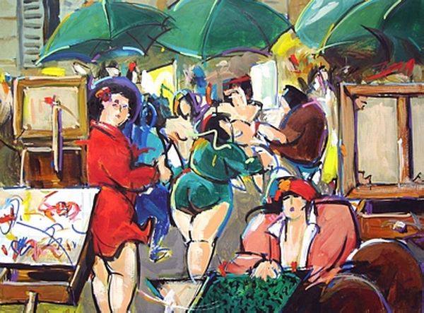 Femmes  Place du Tertre par 