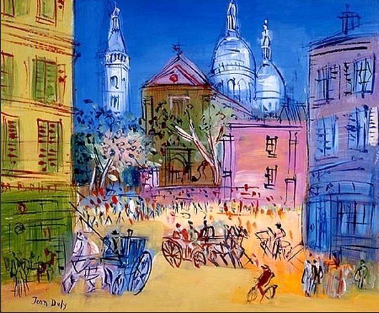 Eglise St-Pierre et Sacre Coeur par Jean Dufy