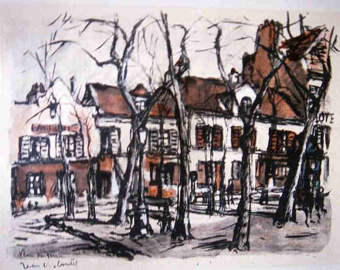Place du Tertre par Jean Charles Contel