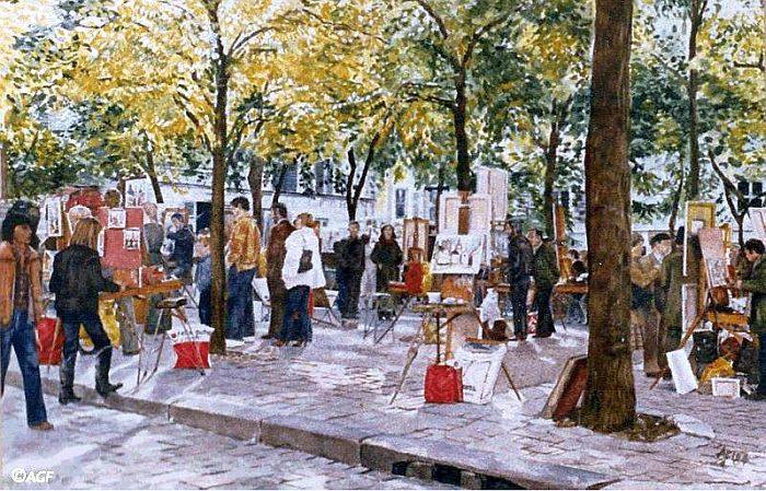  Place du Tertre par Andrew G Forrest