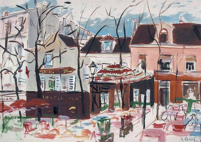 PLace du Tertre par Gabrielle Canon Courio