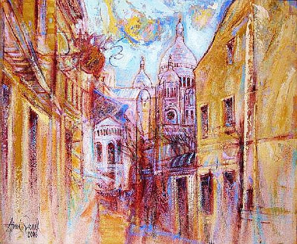 En allant vers  le Sacr&eacute; Coeur  par Aim&eacute; Venel