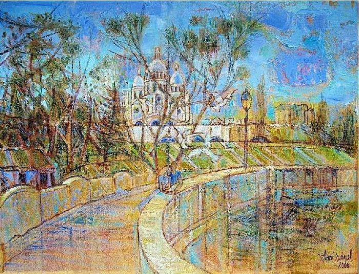 L'envol au  Sacr&eacute; Coeur par Aim&eacute; Venel 