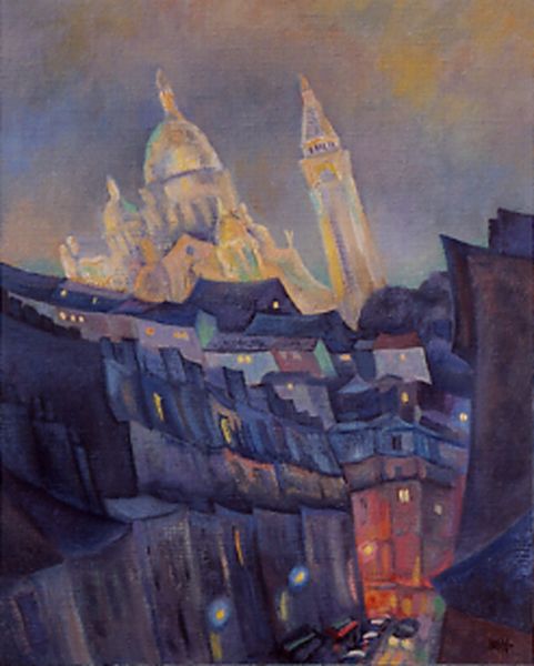 l'heure  bleue &agrave; Montmartre par Claude Max Mochu