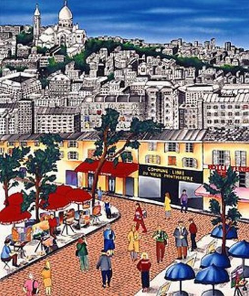 Montmartre et  Sacr&eacute; Coeur par Linnea Pergola