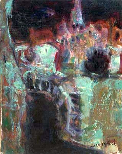 Le Sacr&eacute;-Coeur  de nuit par Robert Delval