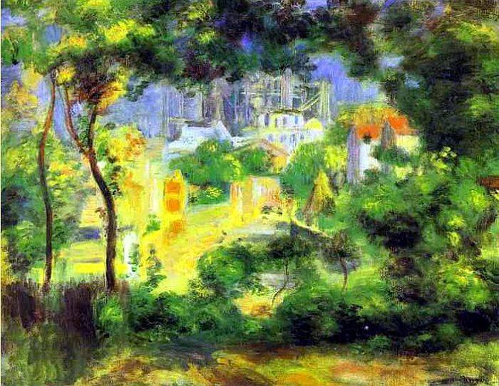 Vue du nouveau Sacr&eacute;-Coeur par Auguste Renoir