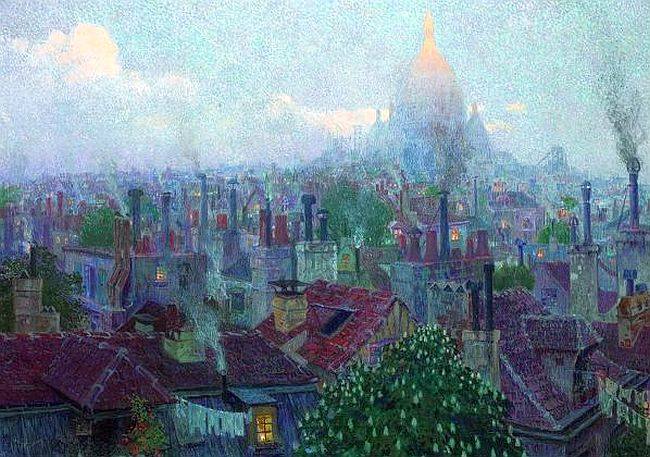 Vue du Sacr&eacute;-Coeur depuis Montmartre par Rudolph Quittner