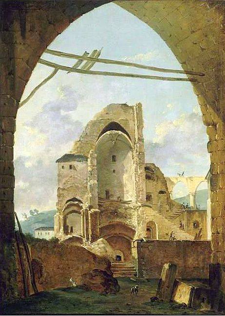 abbaye des Dames par Louis Gabriel Moreau