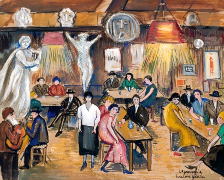 Au Lapin Agile par Lucien G&eacute;nin