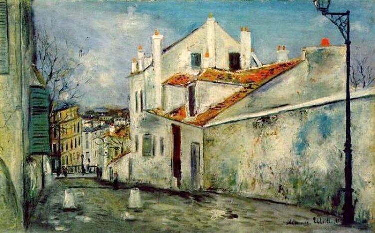 La maison de Mimi Pinson par  Maurice Utrillo