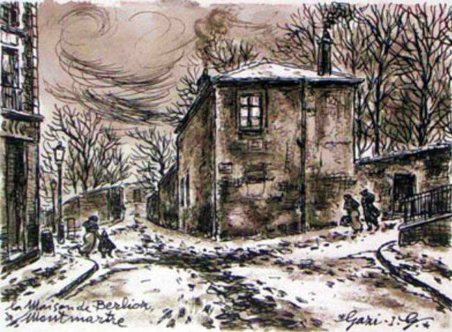 Maison de Berlioz   &agrave; Montmartre par Gazi le Tatar