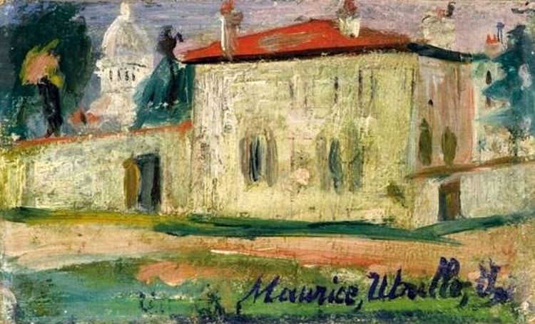 Ancienen maison de Berlioz &agrave; Montmartre  par Maurce Utrillo