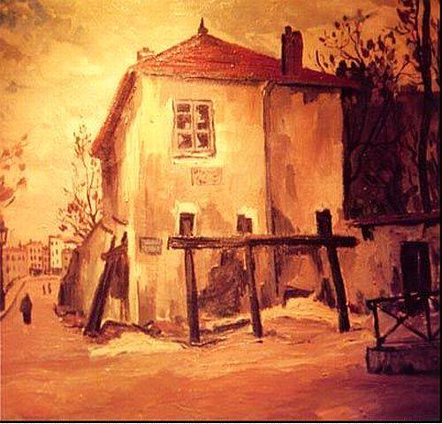 Maison de Berlioz  rue de Mont Cenis  par Marcel Sahut