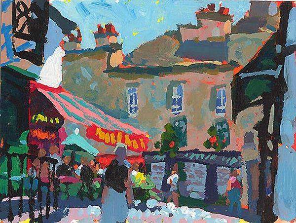 Rue Norvins par Charles Sovek