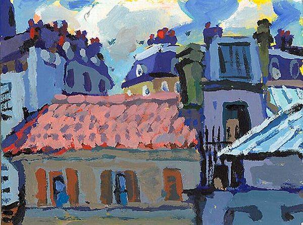 Vue du 35 rue Lepic par Charles Sovek