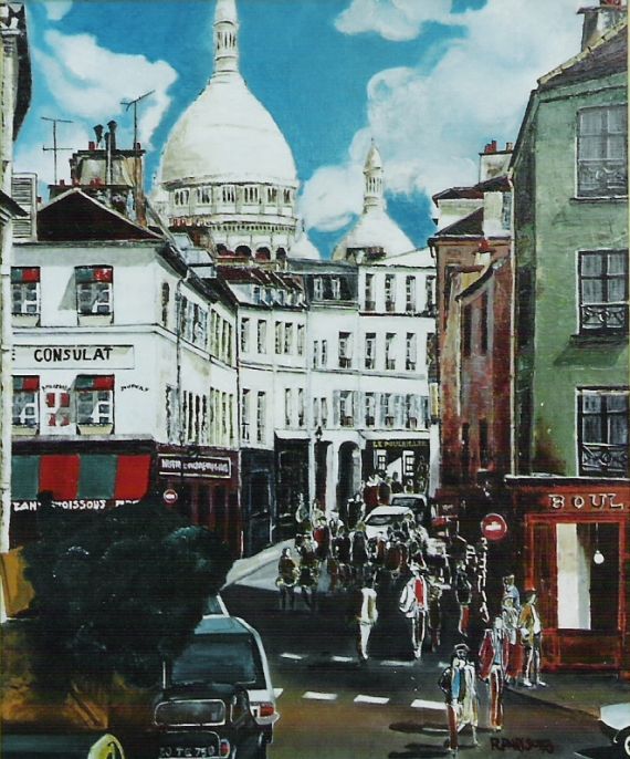 Rue Norvins par Rodolphe Parisotto