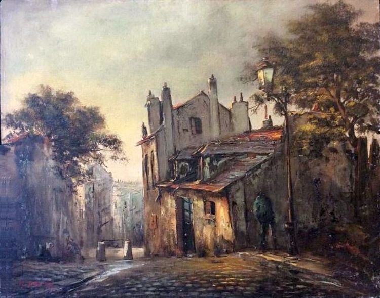 Le pisseur de la rue du Mont Cenis par  H Amory
