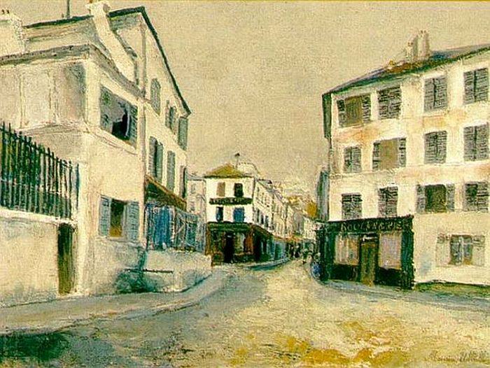 Rues Norvins par Maurice Utrillo