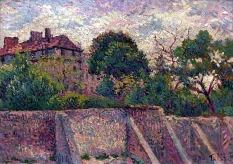 Montmartre, rue des Saules par  Maximilien Luce