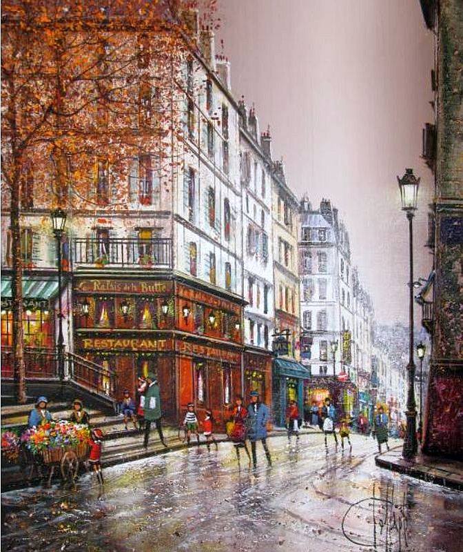 Montmartre, rue Ravignan par  Guy Dessapt