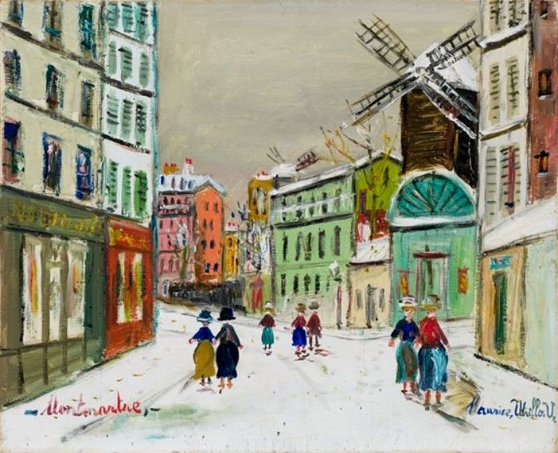 La  rue Lepic par Ludovic Piette