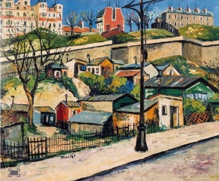 Rue des Saules par  Jules Elis&eacute;e Maclet