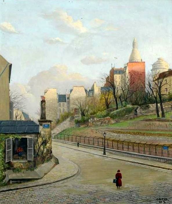 Montmartre, rue des Saules par  Louis Cario