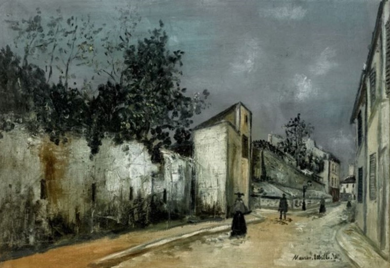 Rue des Saules par Maurice Utrillo