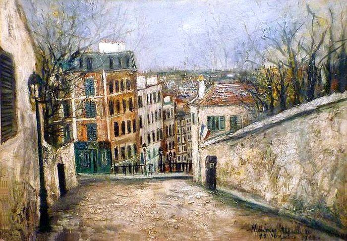 Rue du Mont Cenis par Maurice Utrillo