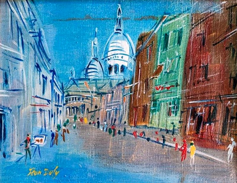 La  rue Lepic par Ludovic Piette