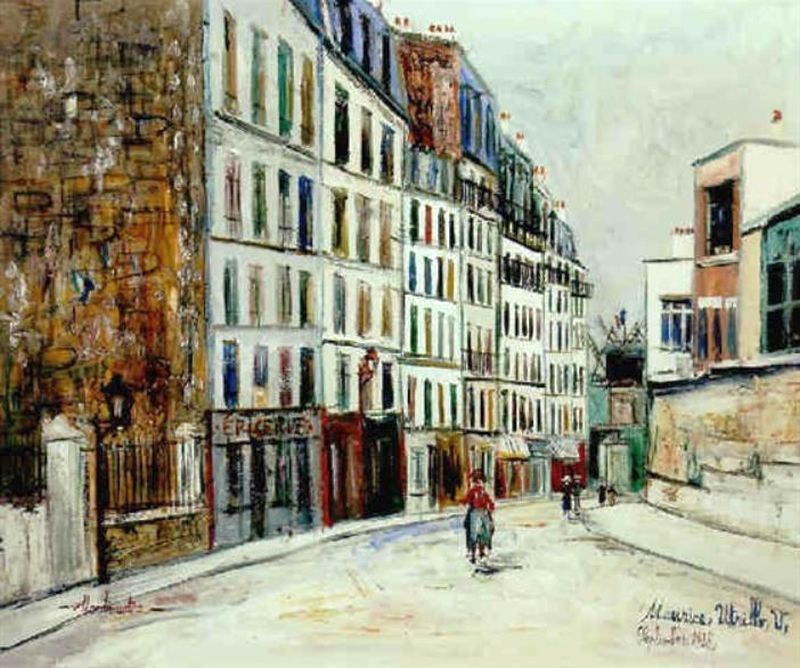 La  rue Lepic par Ludovic Piette