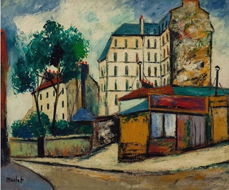 Rue Ravignan par  Elis&eacute;e Maclet